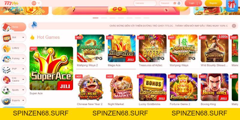 777loc - Nền tảng cá cược casino, thể thao nóng nhất 2026
