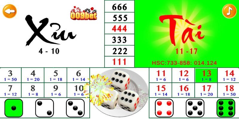 Tài xỉu online và những điều anh em cần biết tại 009BET