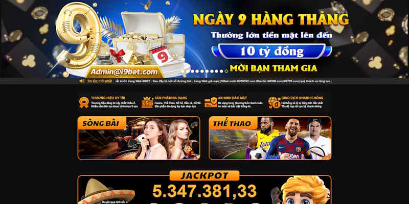 Nhà cái uy tín I9BET mang đến trải nghiệm cá cược đỉnh cao Nhà cái uy tín I9BET mang đến trải nghiệm cá cược đỉnh cao